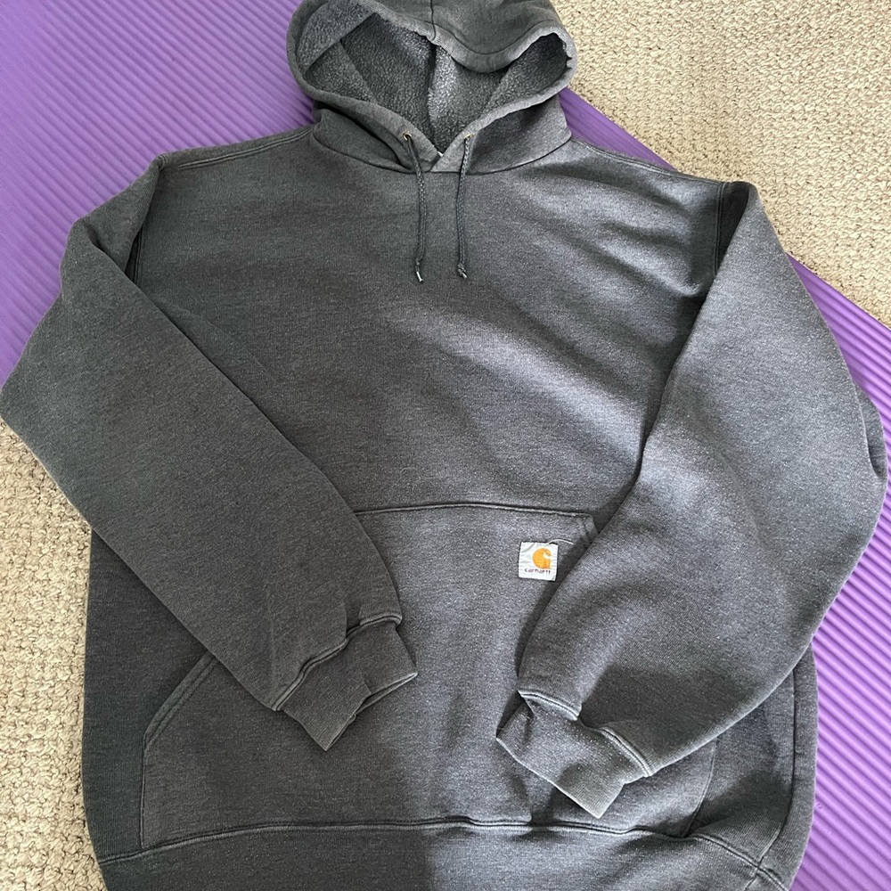Gray Carhartt hoodie